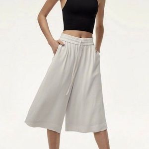 Babton Luiz off white culottes wide leg pants.
